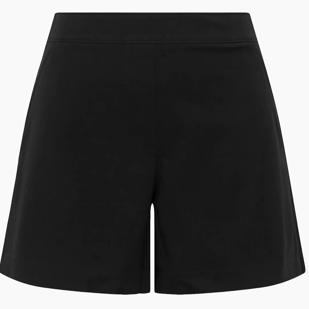 New Spanx Polished Stretch Cotton 6” Shorts Classic Black - Picture 9 of 12
